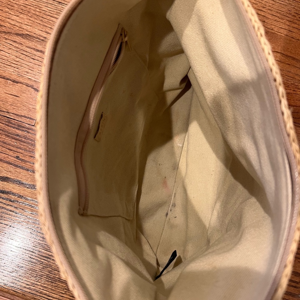Aerin raffia zip pouch - Picture 5 of 5